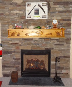 Pro Bass Fireplace Mantel