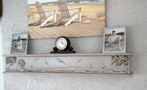 Affordable Beach House Fireplace Mantel