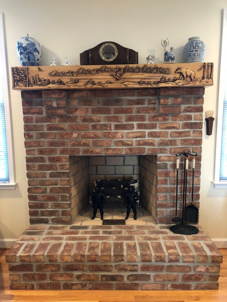 Bear Lake Fireplace Mantel