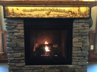 Bear Lake Fireplace Mantel