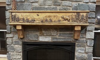 Bear Mountain Mantel
