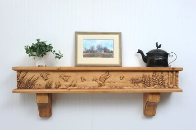 Ducks Unlimited Fireplace Mantel