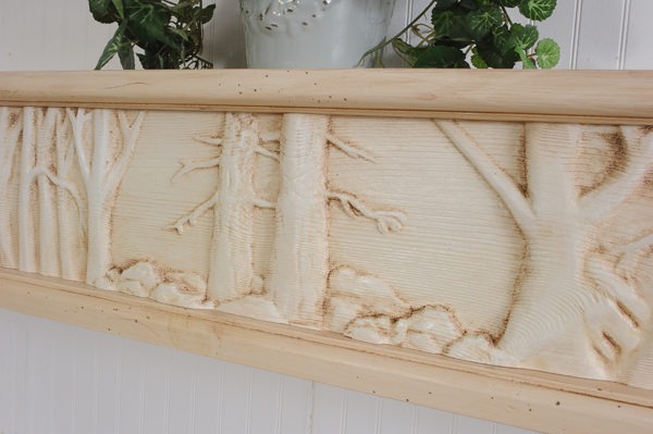 Walk in The Woods Mantel