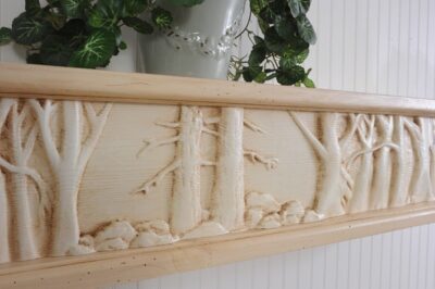 Walk in The Woods Mantel