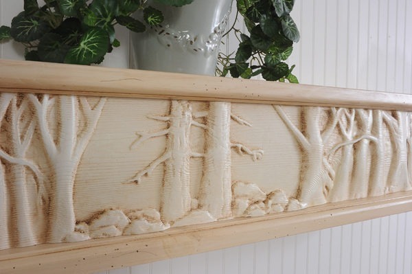 Walk in The Woods Mantel