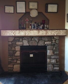 Grape Vine Mantel