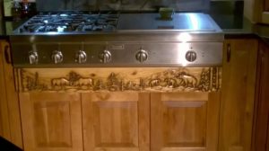 Kitchen Accent Carving